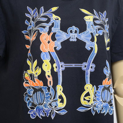 カルトゥッシュ ドレス ワンピース 半袖 コットン ブラック 40サイズ ワンピース