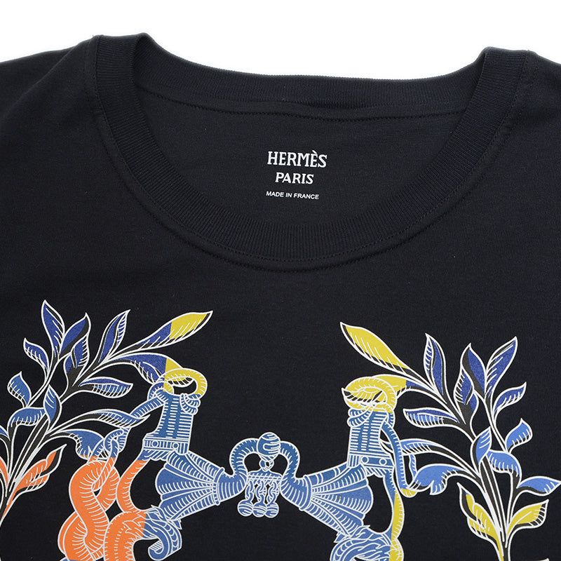 カルトゥッシュ ドレス ワンピース 半袖 コットン ブラック 40サイズ ワンピース