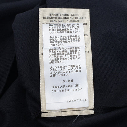 カルトゥッシュ ドレス ワンピース 半袖 コットン ブラック 40サイズ ワンピース