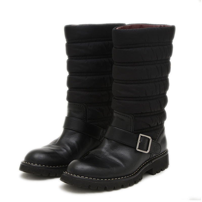 エンジニア ブーツ ナイロン/レザー ブラック 37サイズ G29477 ブーツ