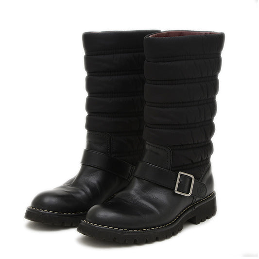 エンジニア ブーツ ナイロン/レザー ブラック 37サイズ G29477 ブーツ