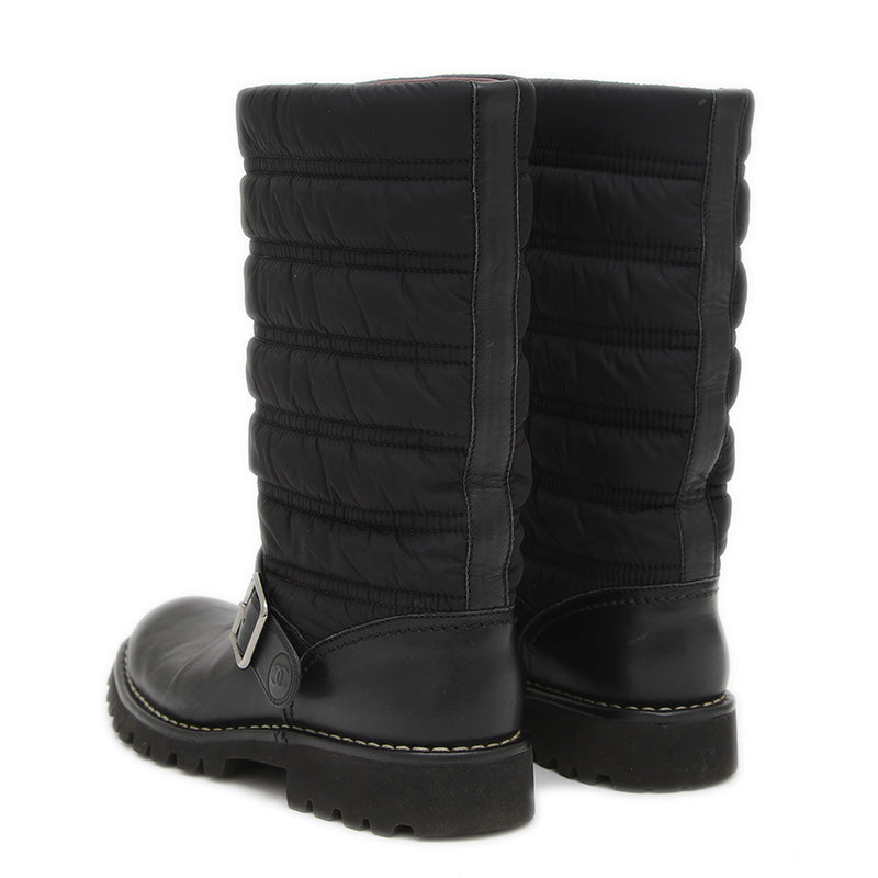 エンジニア ブーツ ナイロン/レザー ブラック 37サイズ G29477 ブーツ