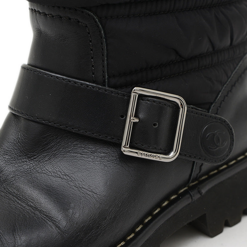 エンジニア ブーツ ナイロン/レザー ブラック 37サイズ G29477 ブーツ