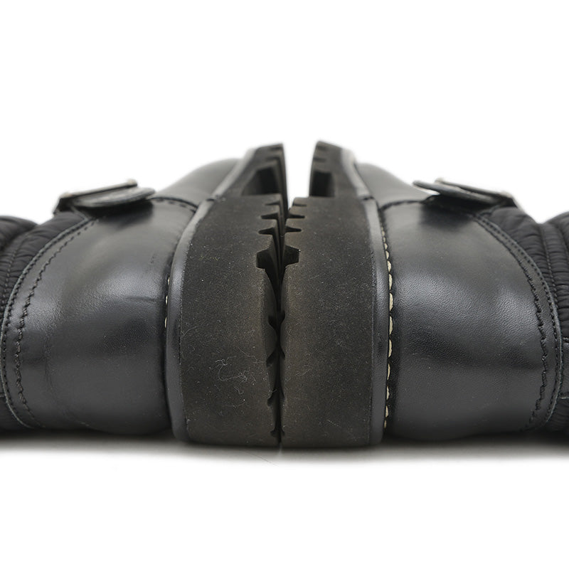 エンジニア ブーツ ナイロン/レザー ブラック 37サイズ G29477 ブーツ