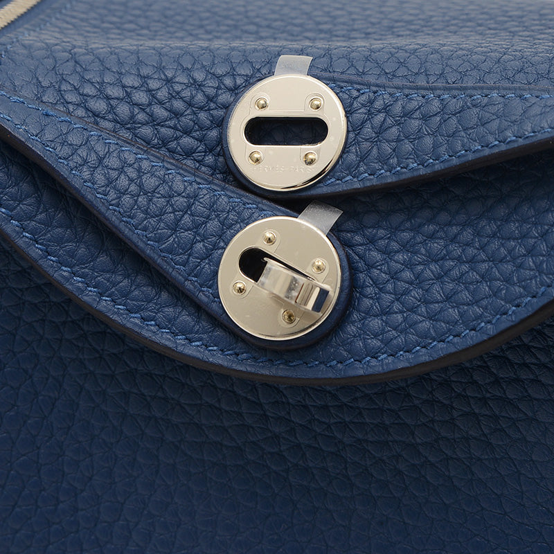 ミニリンディ トリヨン ブルータイ シルバー金具 K刻印 ショルダーバッグ