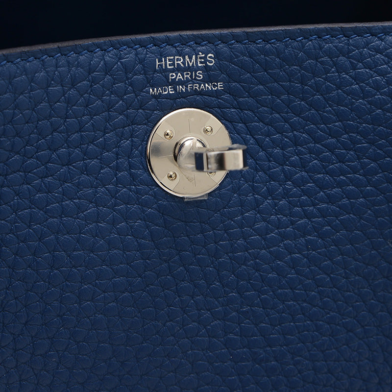 ミニリンディ トリヨン ブルータイ シルバー金具 K刻印 ショルダーバッグ