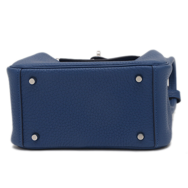 ミニリンディ トリヨン ブルータイ シルバー金具 K刻印 ショルダーバッグ