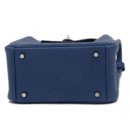 ミニリンディ トリヨン ブルータイ シルバー金具 K刻印 ショルダーバッグ