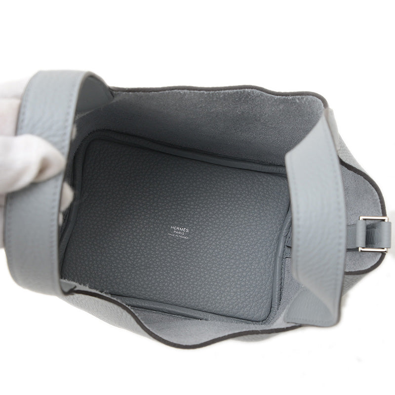 ピコタンロック PM 18 トリヨン グリパンタン シルバー金具 K刻印 ハンドバッグ