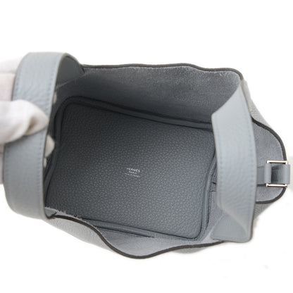 ピコタンロック PM 18 トリヨン グリパンタン シルバー金具 K刻印 ハンドバッグ