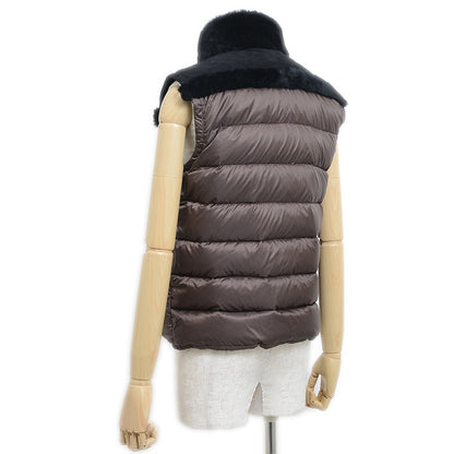 エンメティ DONNY MERINOS CAMOSCIO S.OPACO ダウンベスト ブラック メンズ 46サイズ ダウンベスト