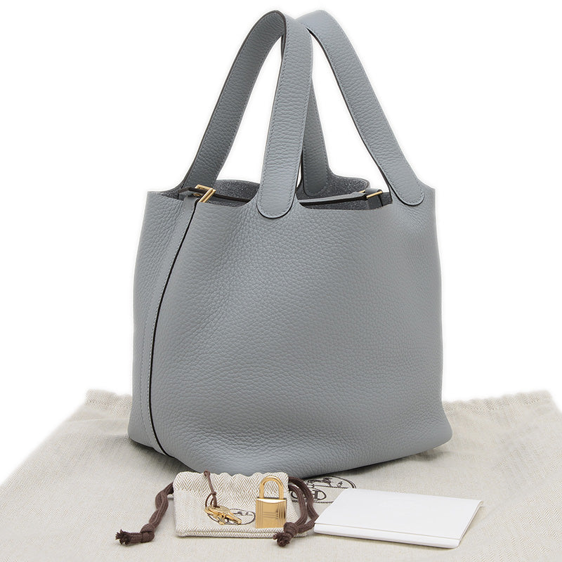 ピコタンロック MM 22 トリヨン グリパンタン ゴールド金具 W刻印 ハンドバッグ