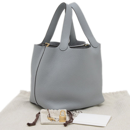 ピコタンロック MM 22 トリヨン グリパンタン ゴールド金具 W刻印 ハンドバッグ