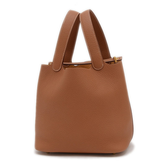 ピコタンロック MM 22 トリヨン ゴールド ゴールド金具 K刻印 ハンドバッグ