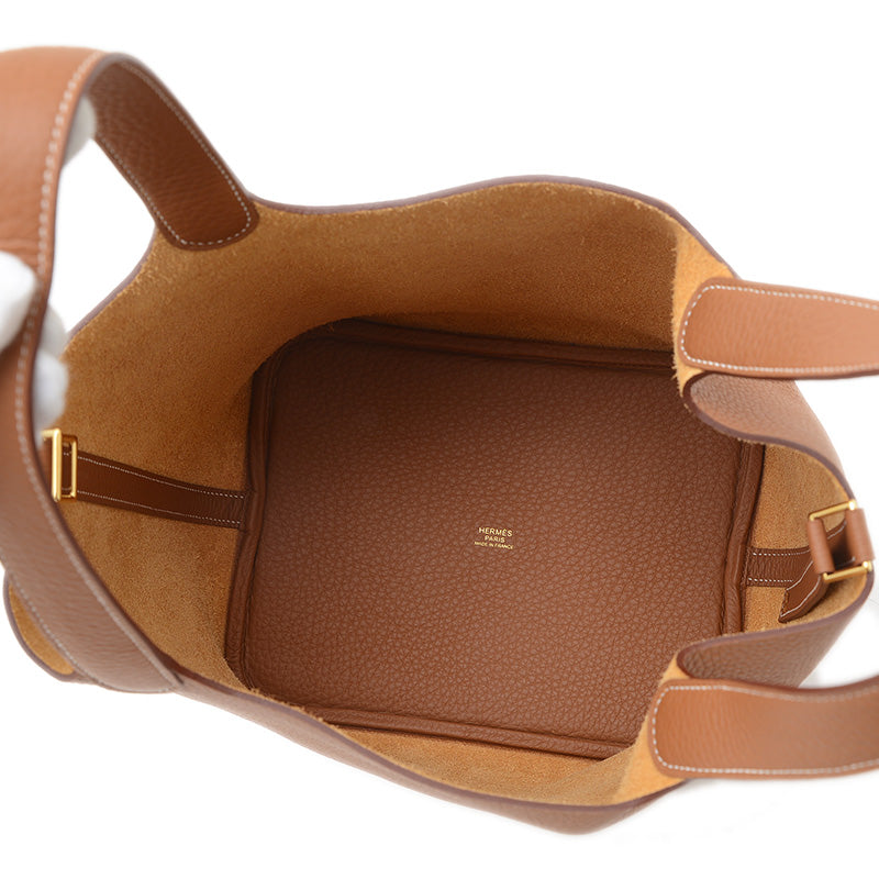 ピコタンロック MM 22 トリヨン ゴールド ゴールド金具 K刻印 ハンドバッグ