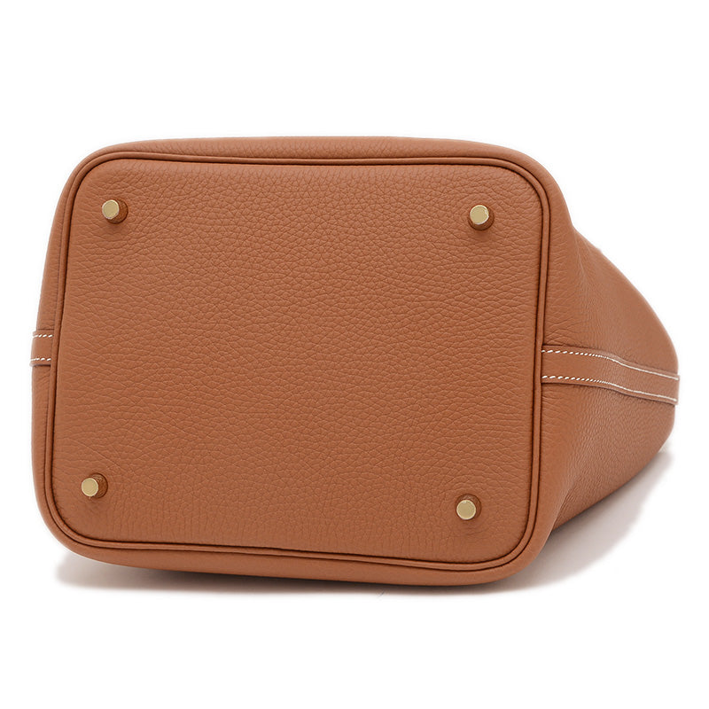 ピコタンロック MM 22 トリヨン ゴールド ゴールド金具 K刻印 ハンドバッグ