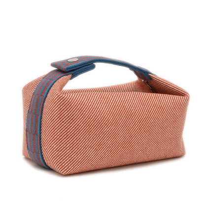 ブリッドアブラックPM トワル オレンジ/ホワイト/ブルー/ブラウン ポーチ