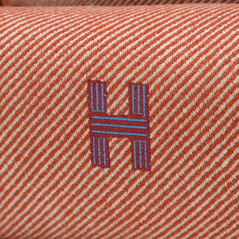 ブリッドアブラックPM トワル オレンジ/ホワイト/ブルー/ブラウン ポーチ