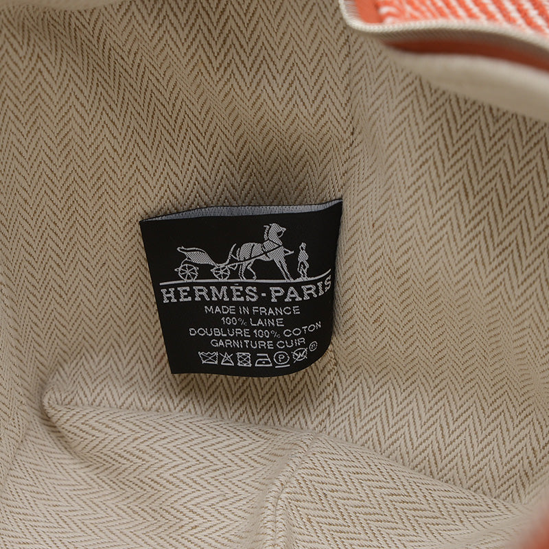 ブリッドアブラックPM トワル オレンジ/ホワイト/ブルー/ブラウン ポーチ