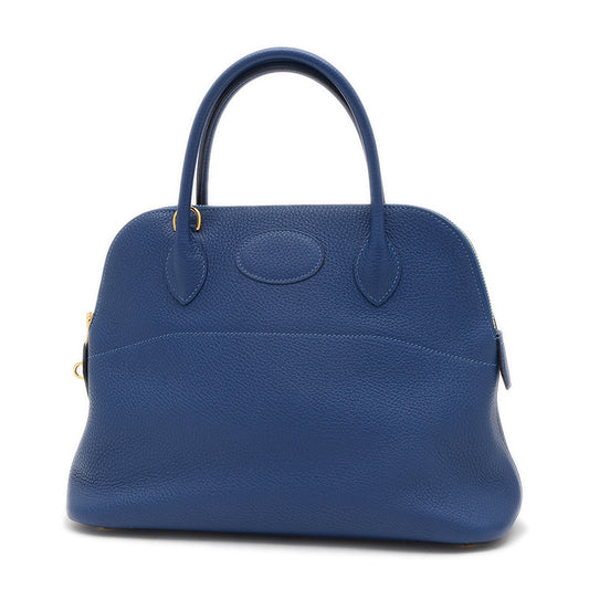 ボリード31 トリヨン ディープブルー ゴールド金具 Y刻印 ハンドバッグ