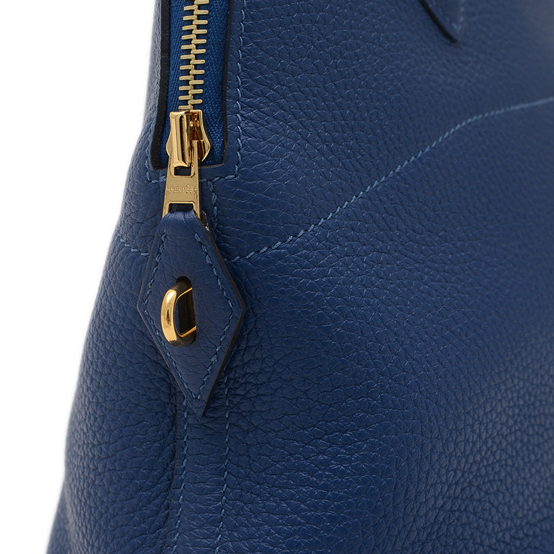 ボリード31 トリヨン ディープブルー ゴールド金具 Y刻印 ハンドバッグ