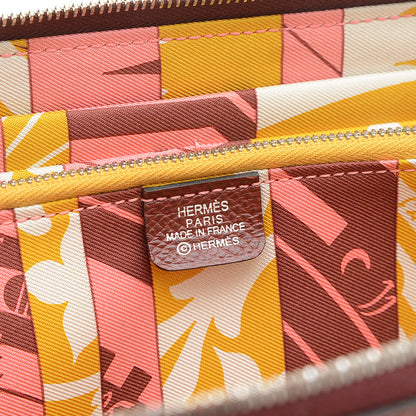 アザップロング シルクイン 長財布 エプソン ルージュアッシュ D刻印 長財布