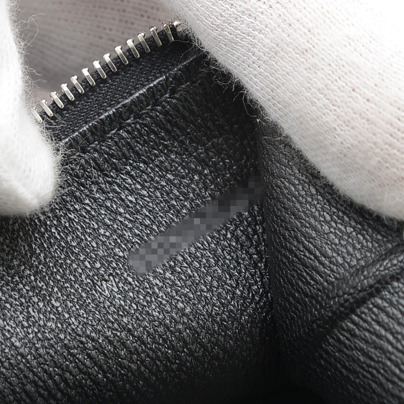 ベアンスフレ 長財布 アリゲーターマット ブラック シルバー金具 W刻印 長財布