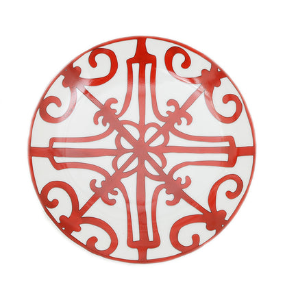 ガダルキヴィール パンプレート 17cm お皿 陶器 ホワイト/レッド 食器