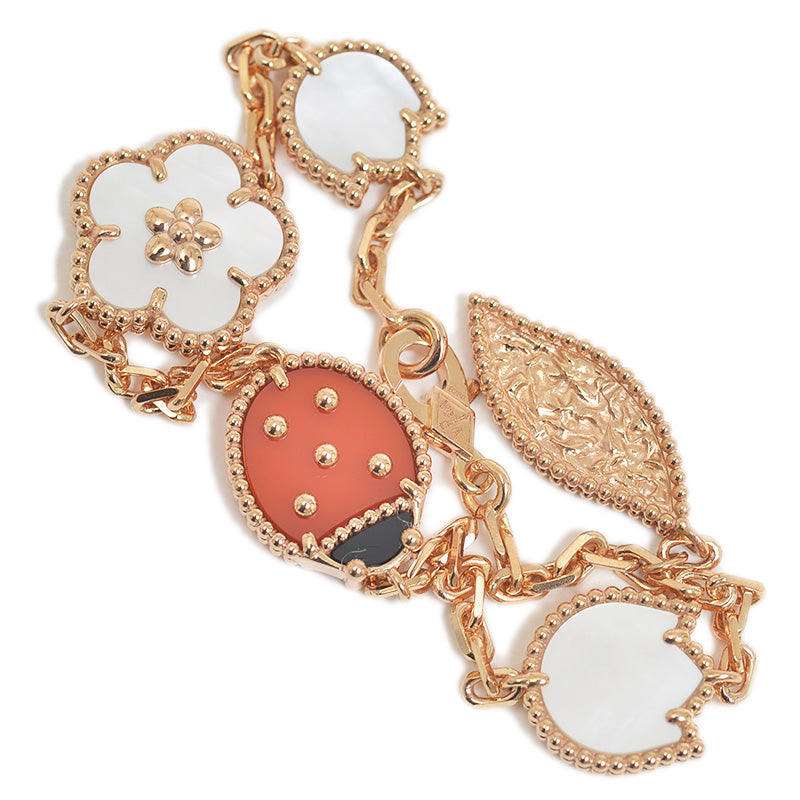 ラッキースプリング 5モチーフ ブレスレット K18RG VCARP7RR00 ブレスレット