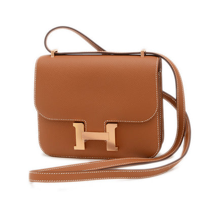 コンスタンス ミニ 18 ミロワール エプソン ゴールド ローズゴールド金具 W刻印 ショルダーバッグ