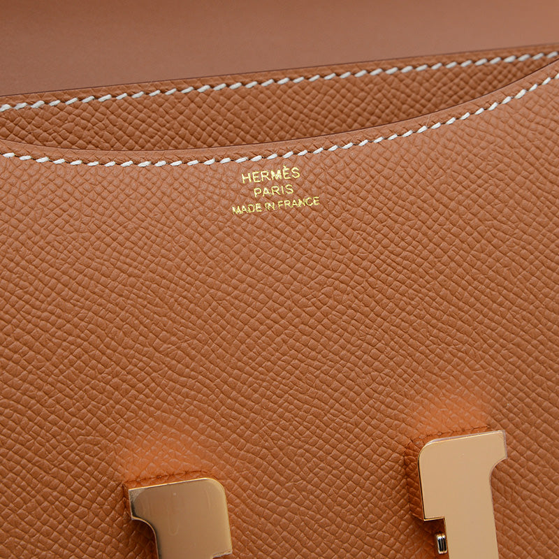 コンスタンス ミニ 18 ミロワール エプソン ゴールド ローズゴールド金具 W刻印 ショルダーバッグ