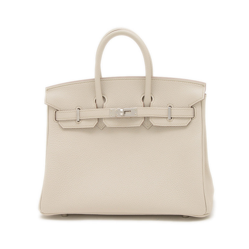 バーキン25 トゴ ベトン シルバー金具 K刻印 ハンドバッグ