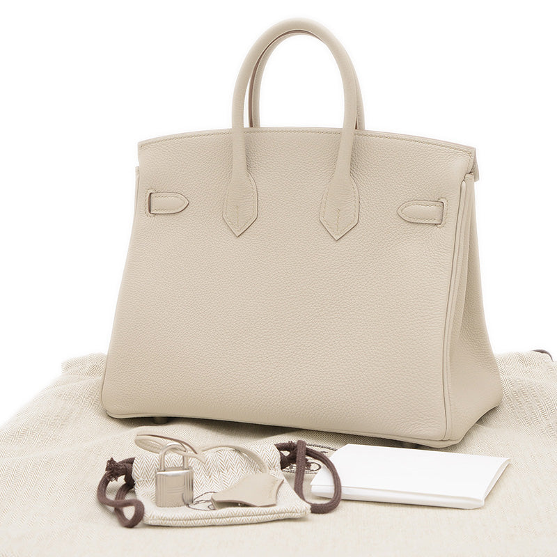 バーキン25 トゴ ベトン シルバー金具 K刻印 ハンドバッグ