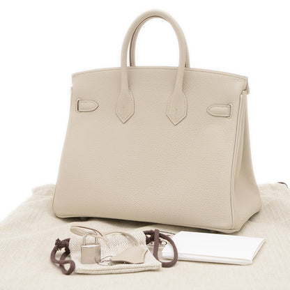 バーキン25 トゴ ベトン シルバー金具 K刻印 ハンドバッグ