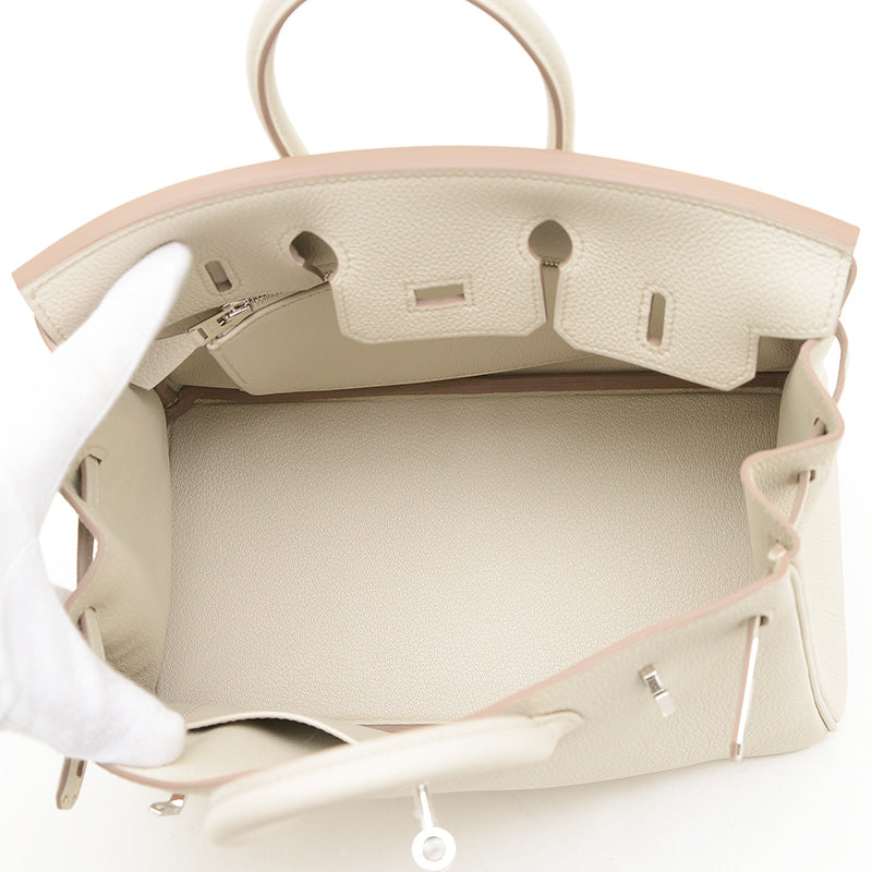 バーキン25 トゴ ベトン シルバー金具 K刻印 ハンドバッグ