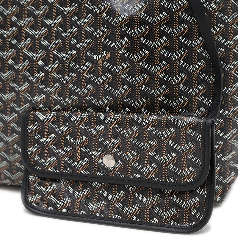 サンルイPM トートバッグ ゴヤールディンキャンバス ブラック AMALOUISPM トートバッグ