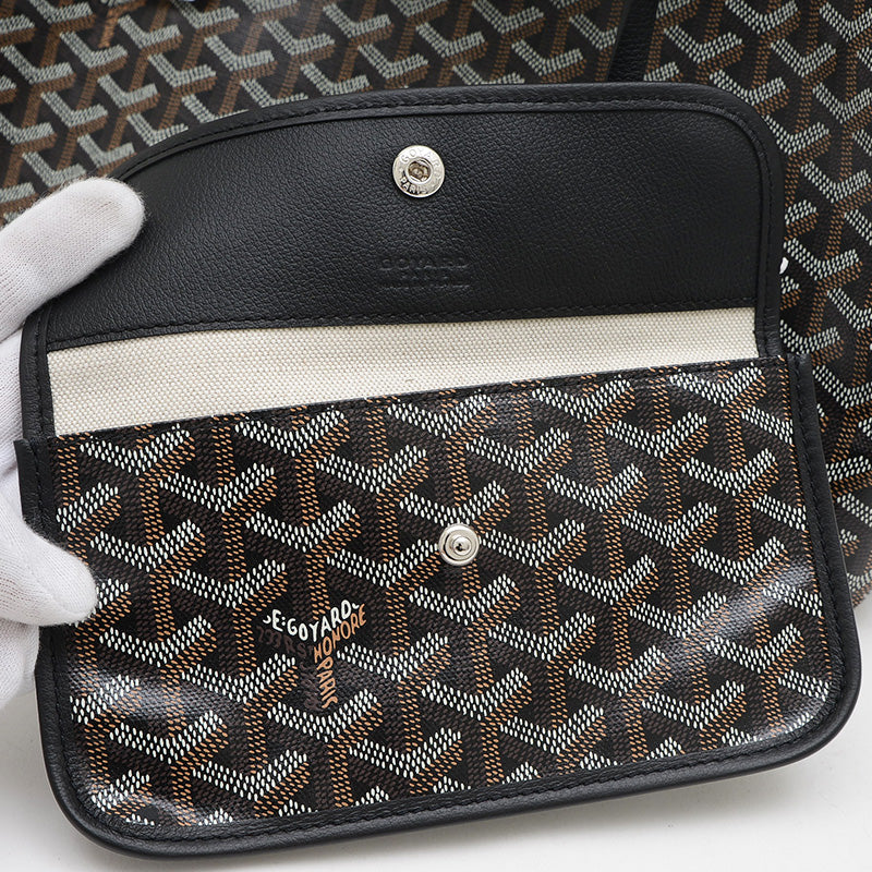 サンルイPM トートバッグ ゴヤールディンキャンバス ブラック AMALOUISPM トートバッグ