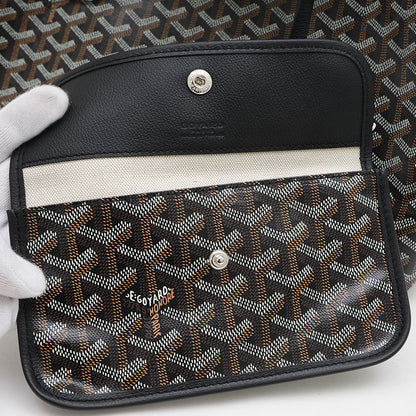 サンルイPM トートバッグ ゴヤールディンキャンバス ブラック AMALOUISPM トートバッグ