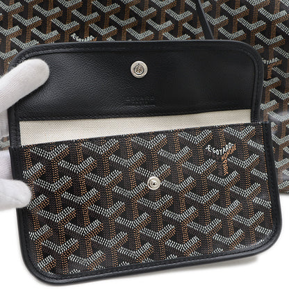 サンルイPM トートバッグ ゴヤールディンキャンバス ブラック AMALOUISPM トートバッグ