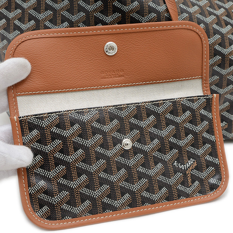 サンルイPM トートバッグ ゴヤールディンキャンバス ブラウン AMALOUISPM トートバッグ