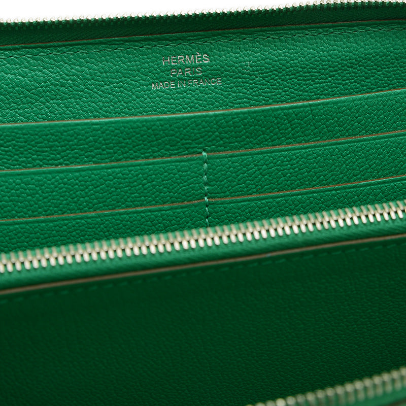 アザップロング クラシック シェーブル ミント T刻印 長財布