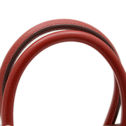 バーキン30 トゴ ルージュガランス シルバー金具 M刻印 ハンドバッグ