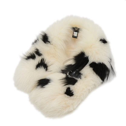 マフラー フォックスファー ホワイト/ブラック FNG423 S2T マフラー