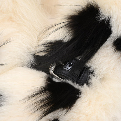 マフラー フォックスファー ホワイト/ブラック FNG423 S2T マフラー