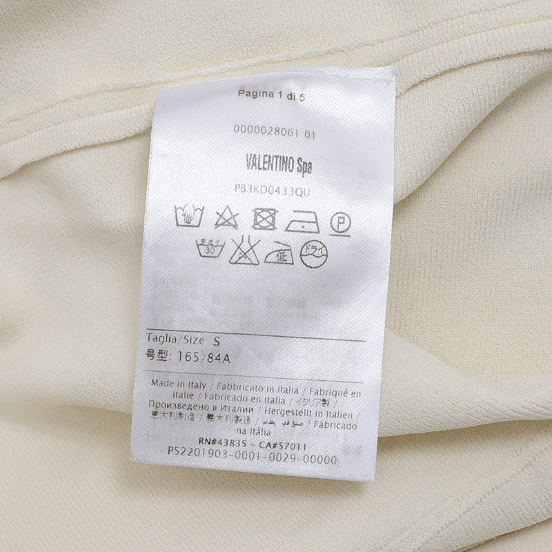 ノースリーブワンピース コットン混 アイボリー #S ワンピース