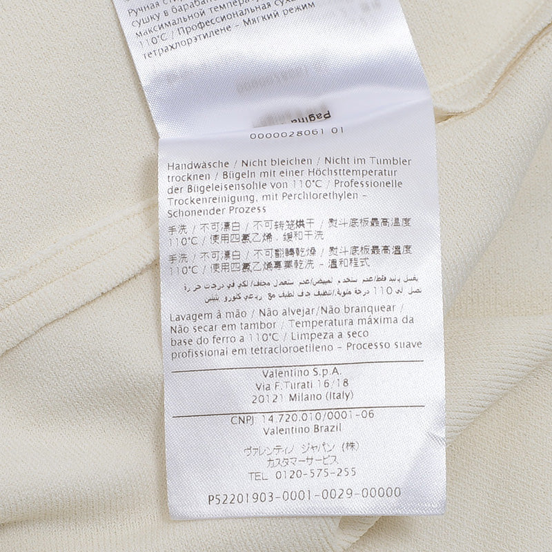 ノースリーブワンピース コットン混 アイボリー #S ワンピース