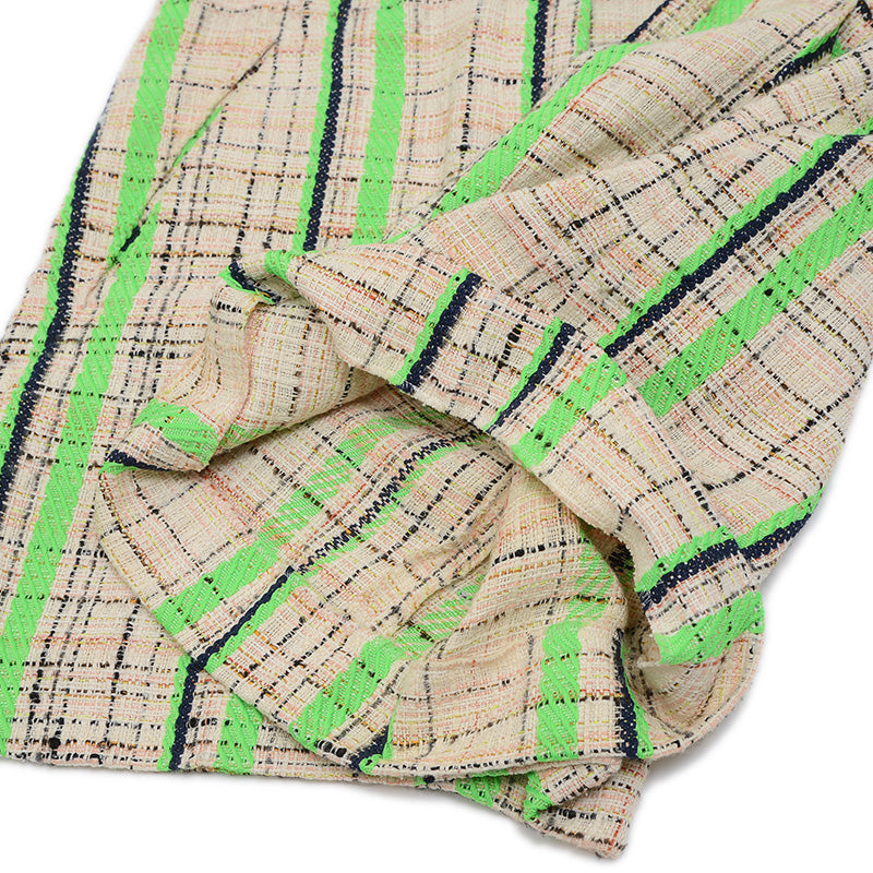 ハーフパンツ コットン ジャガード マルチカラー レディース 36サイズ ショートパンツ