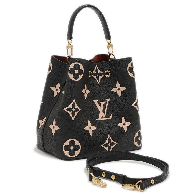 モノグラムアンプラント ネオノエMM 2WAYバッグ ブラック M45497 ハンドバッグ