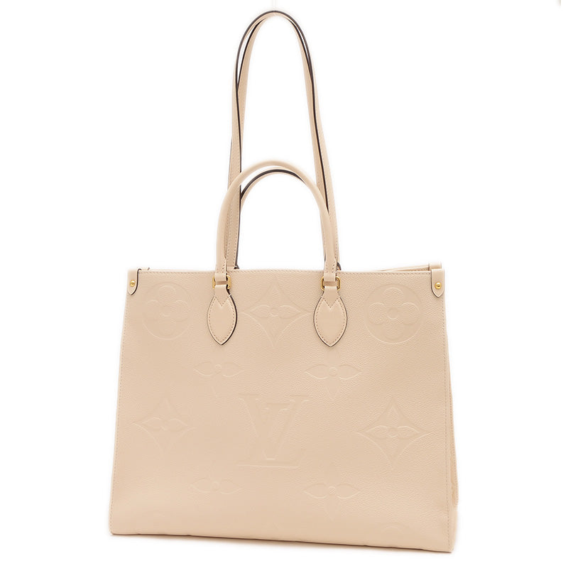 モノグラムアンプラント オンザゴーGM 2WAYバッグ クレーム M45081 トートバッグ