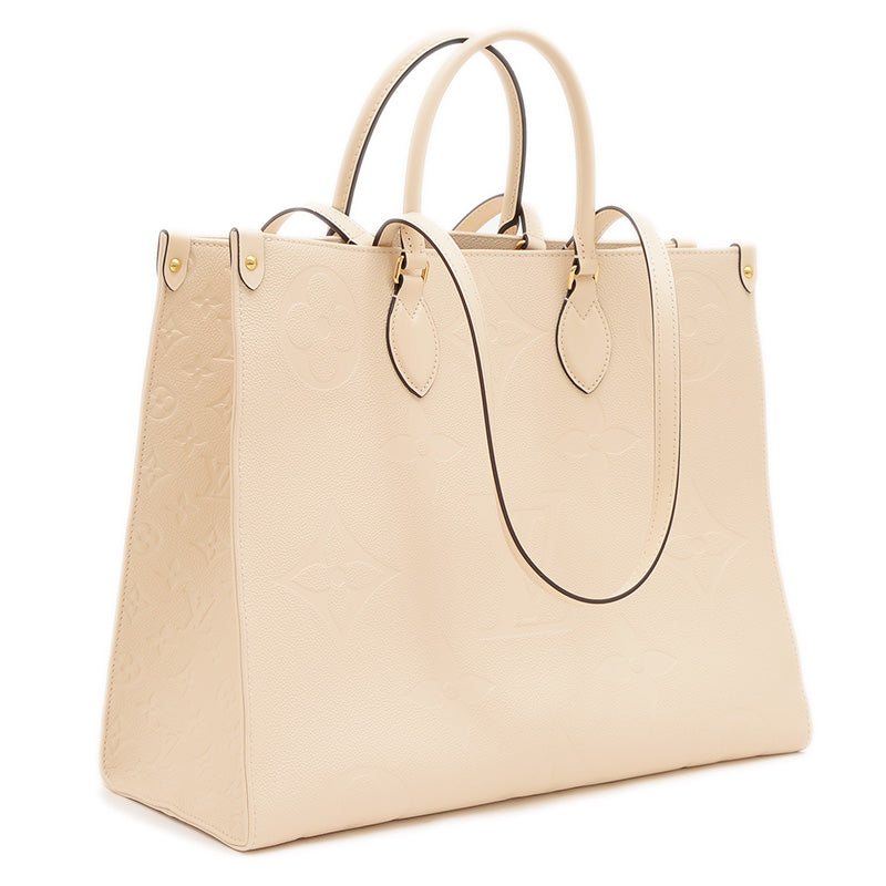 モノグラムアンプラント オンザゴーGM 2WAYバッグ クレーム M45081 トートバッグ